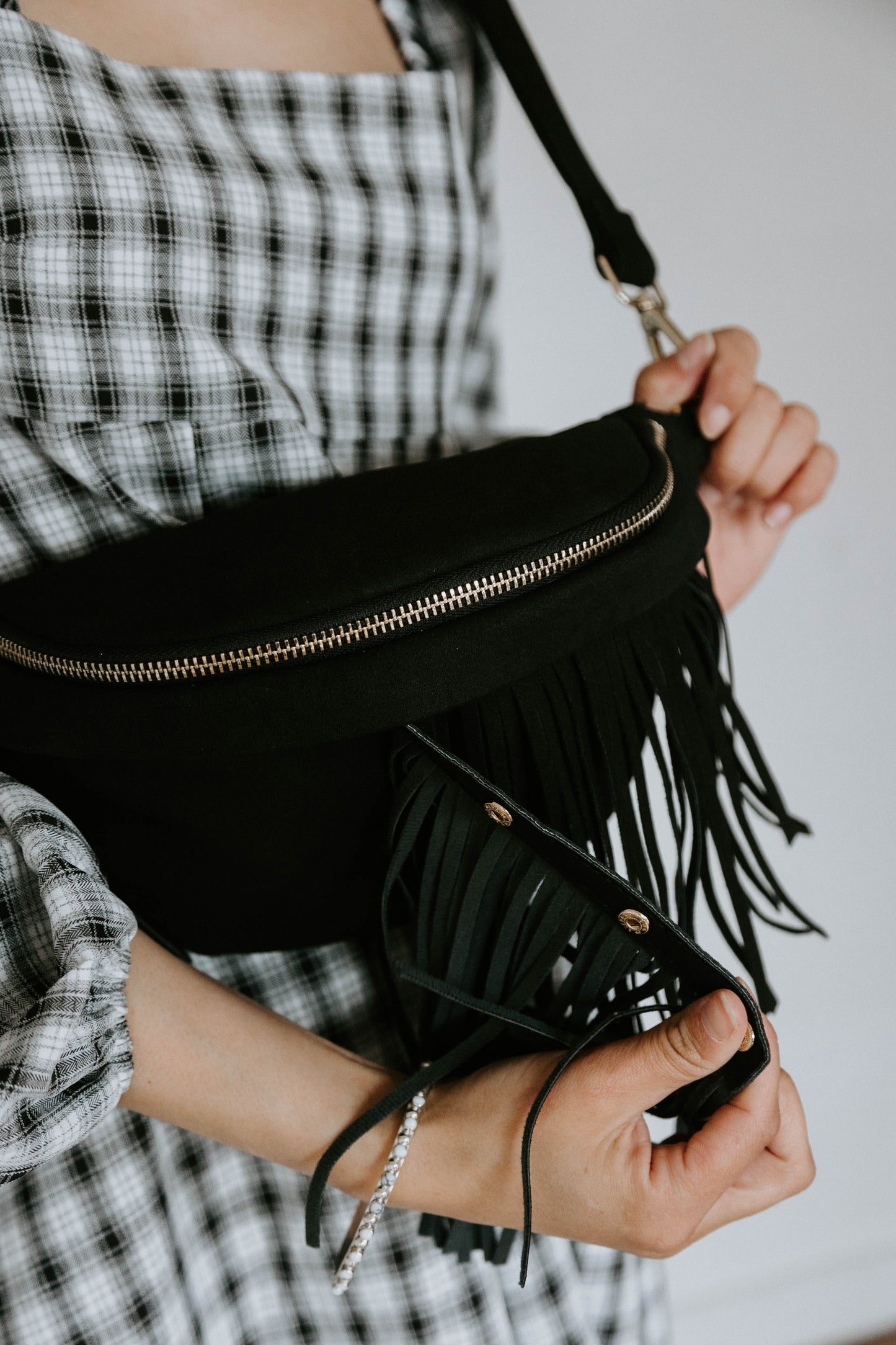 Fringe Crossbody/ Fanny Pack