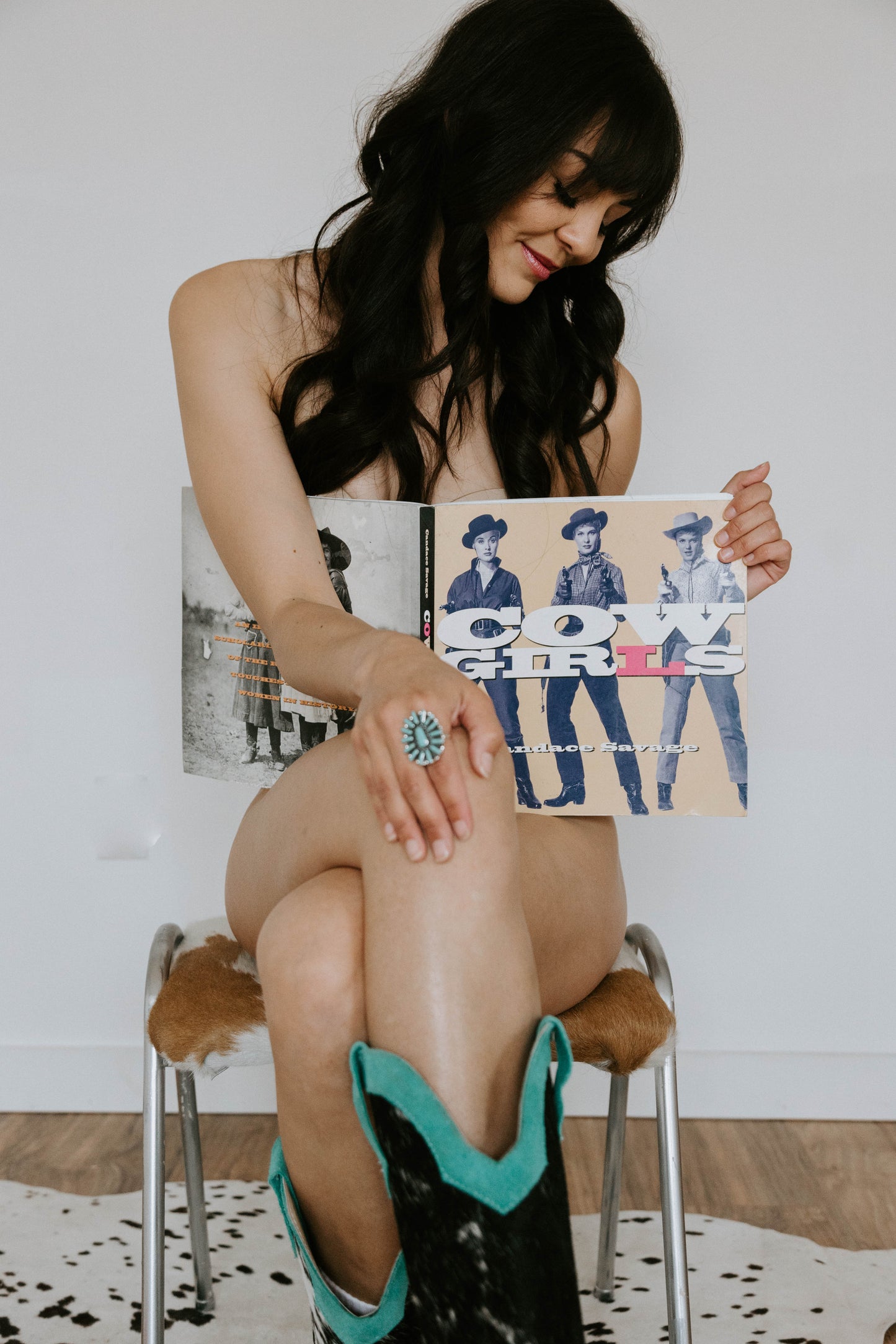 Mint X Cowhide Rancherr Boots