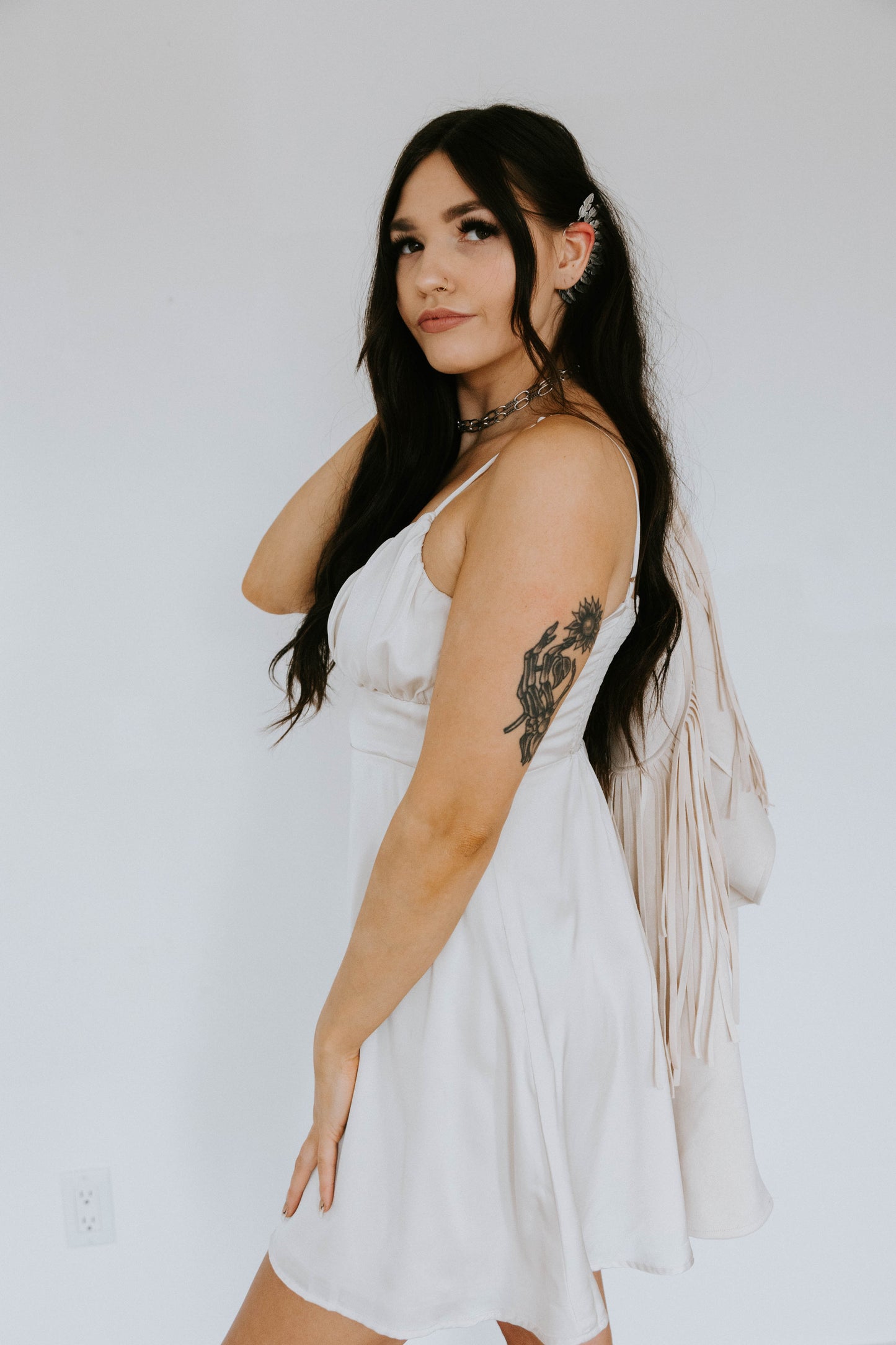Pearl Satin Dress