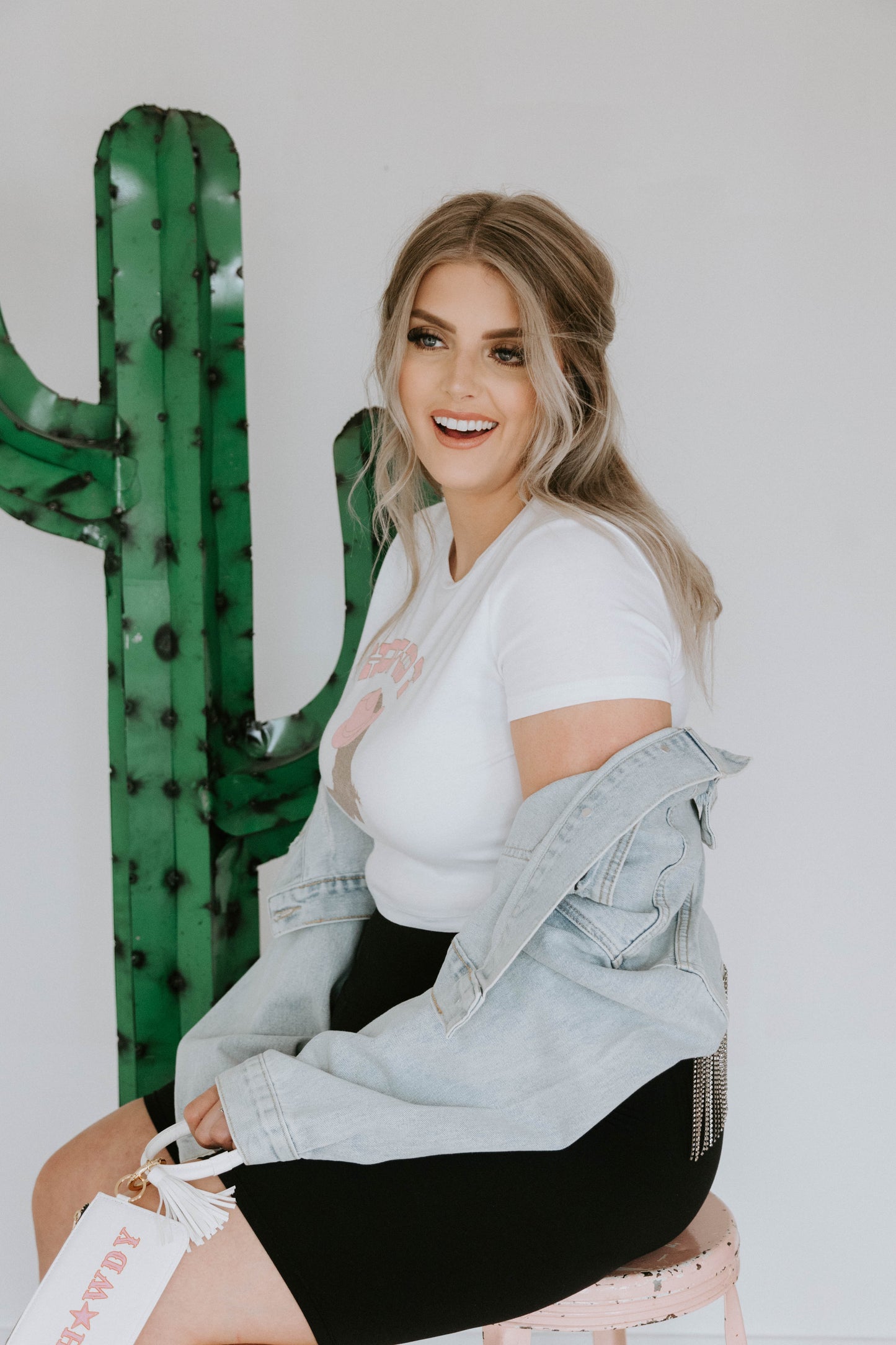 Cropped Howdy Tee