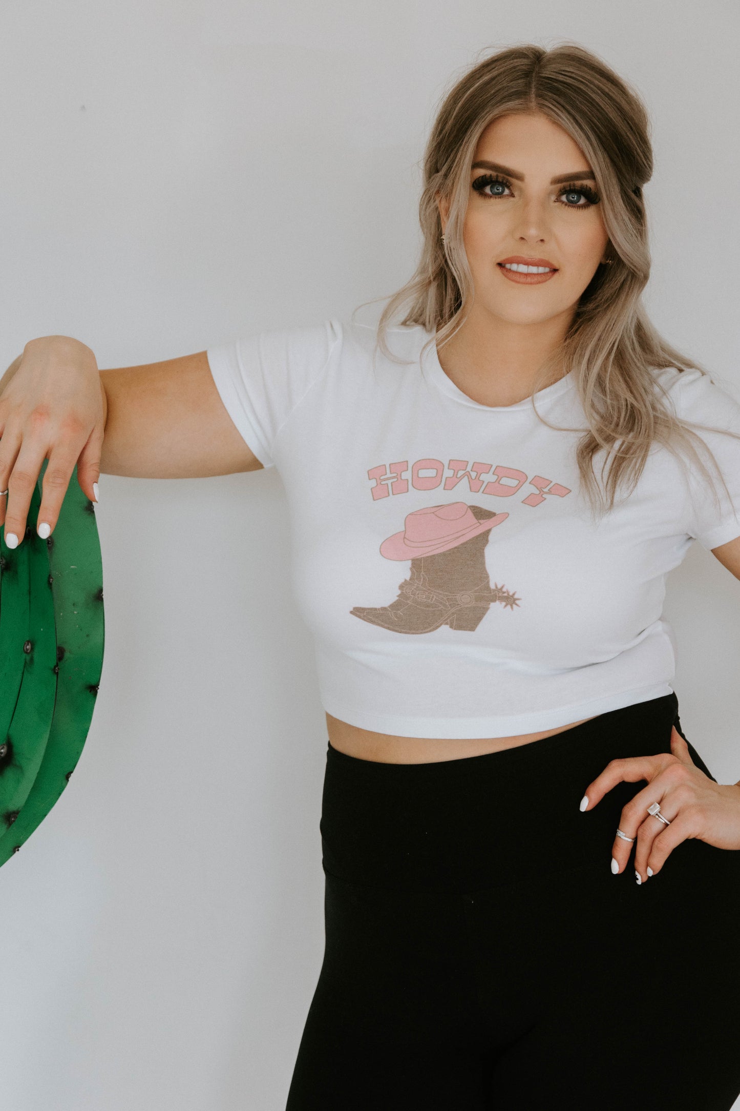 Cropped Howdy Tee