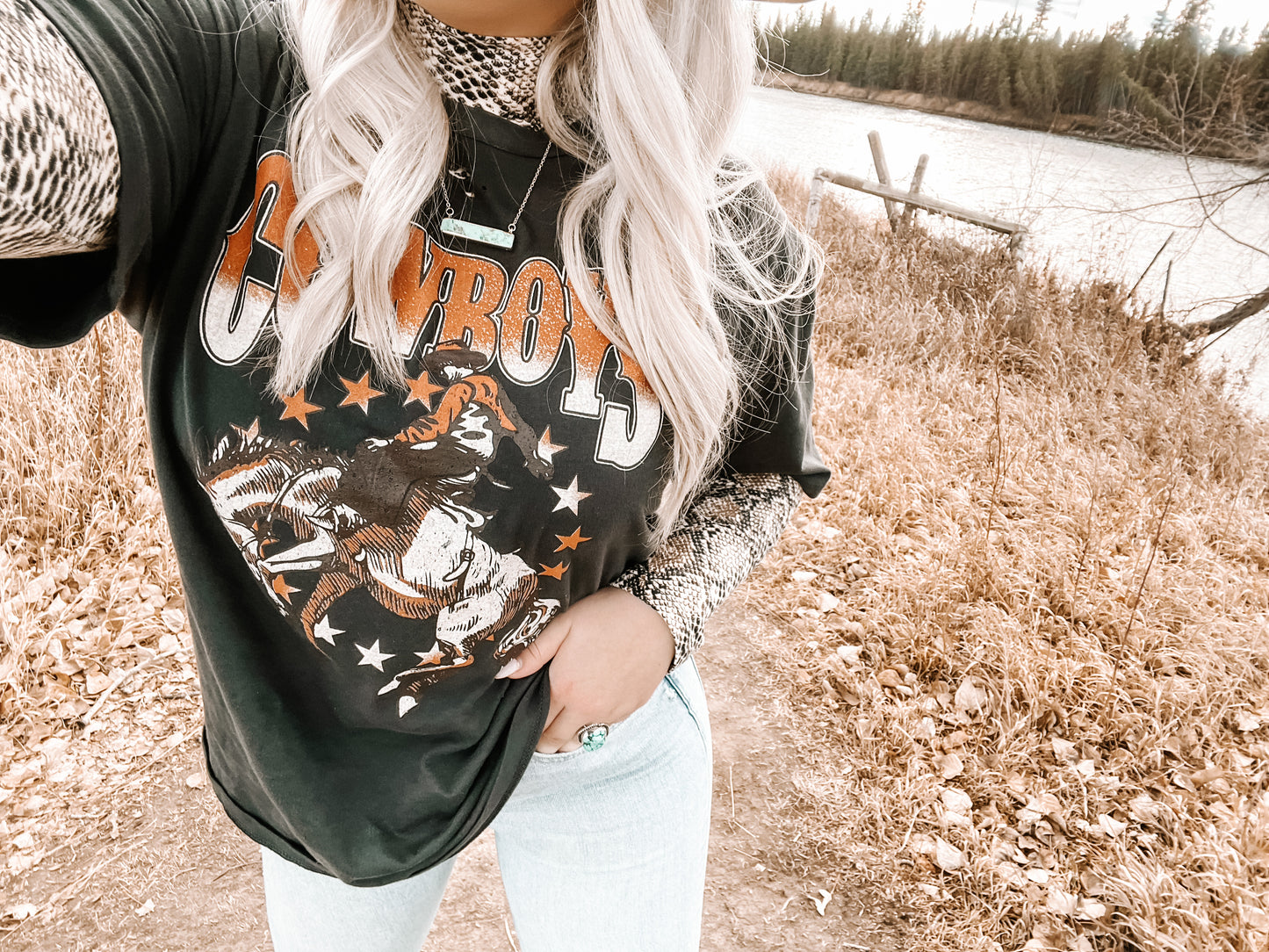 "Rodeo Cowboy" Graphic Tee