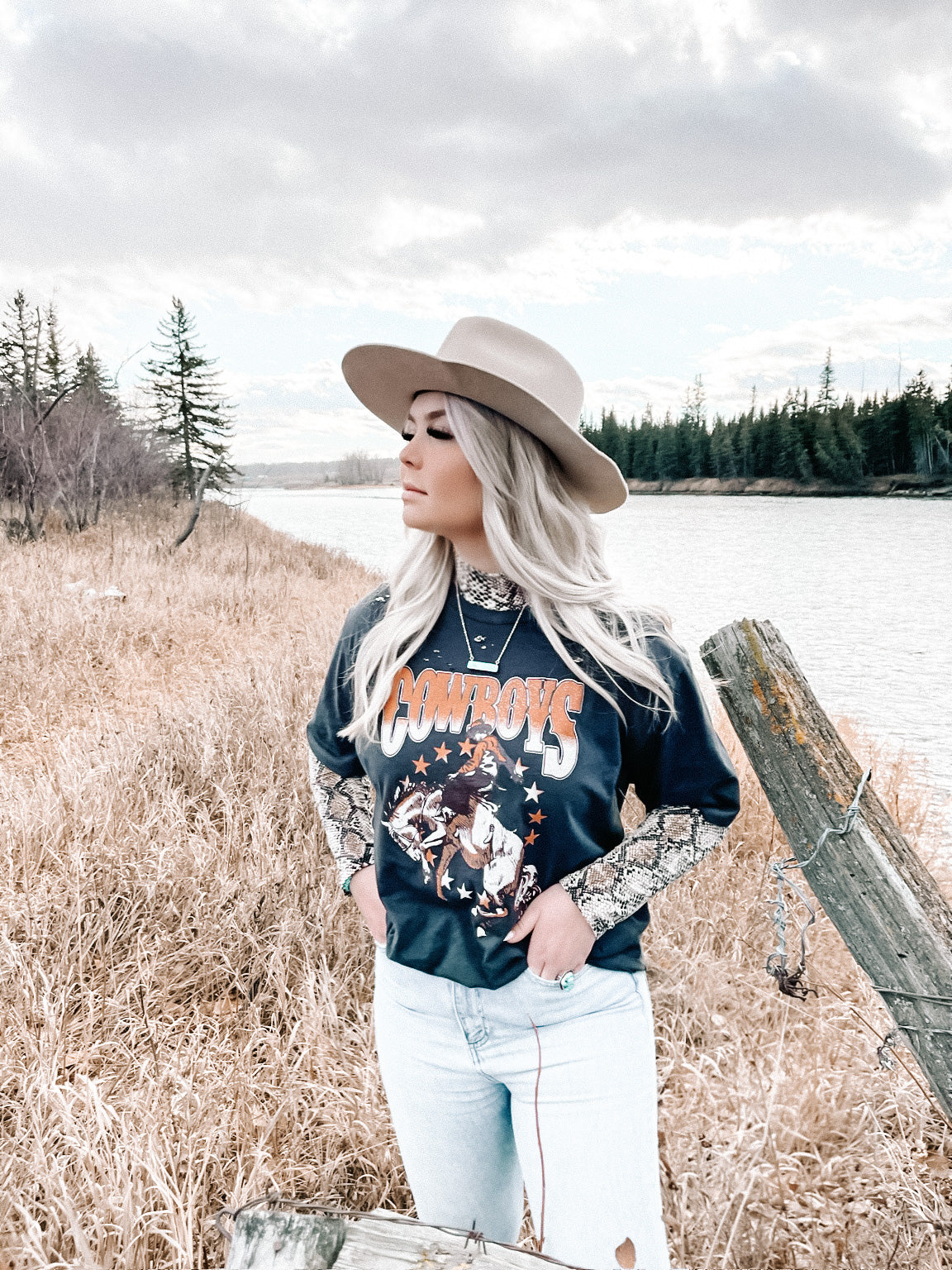"Rodeo Cowboy" Graphic Tee