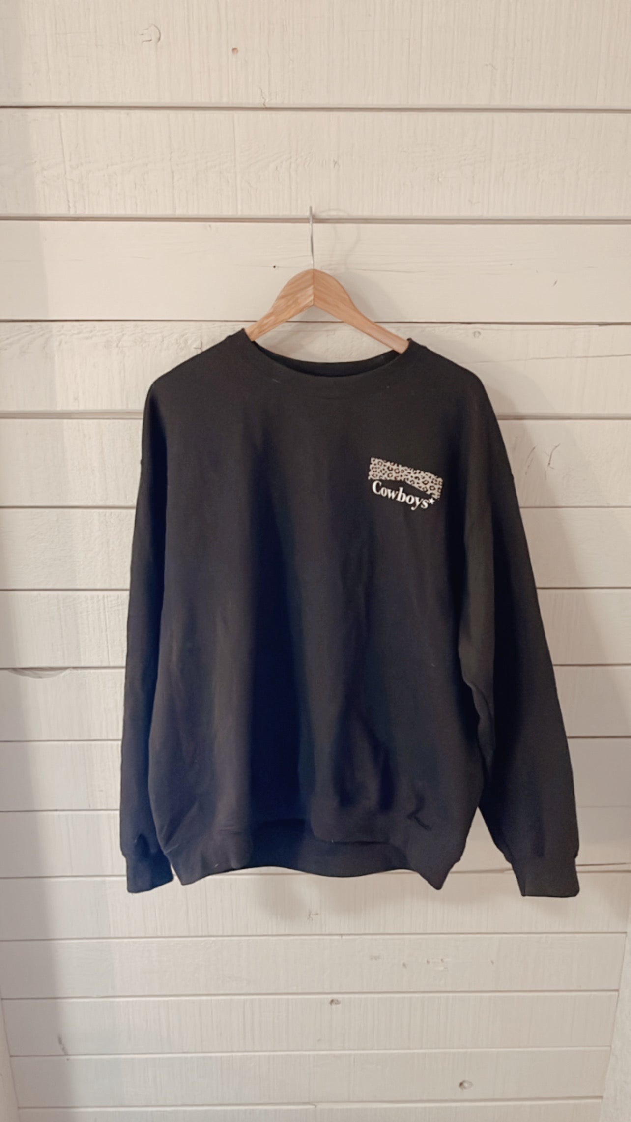 Leopard "Cowboys" Crewneck