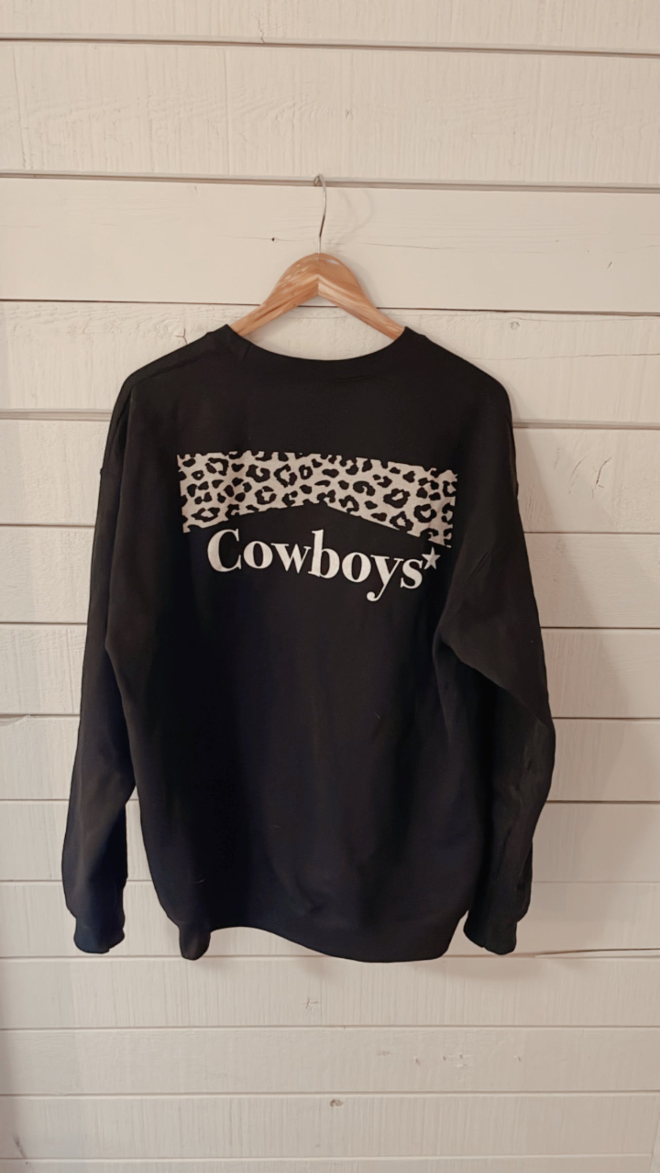 Leopard "Cowboys" Crewneck
