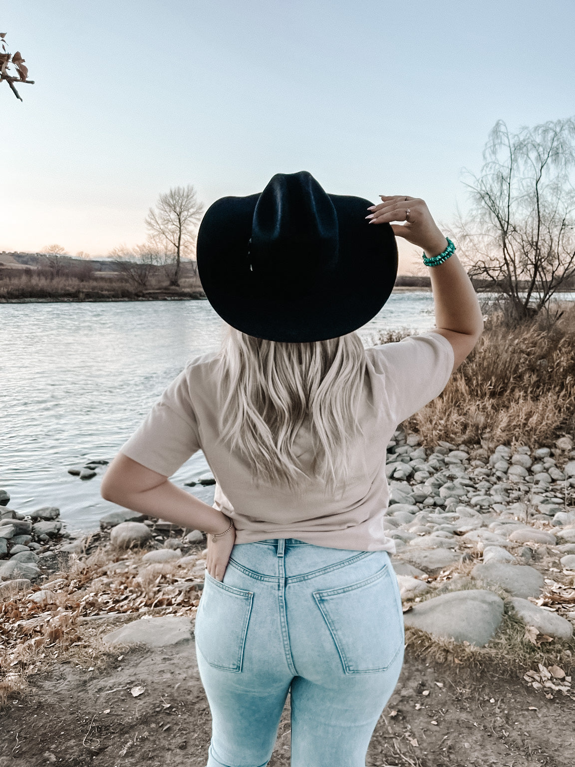 Distressed Long Horn Graphic Tee