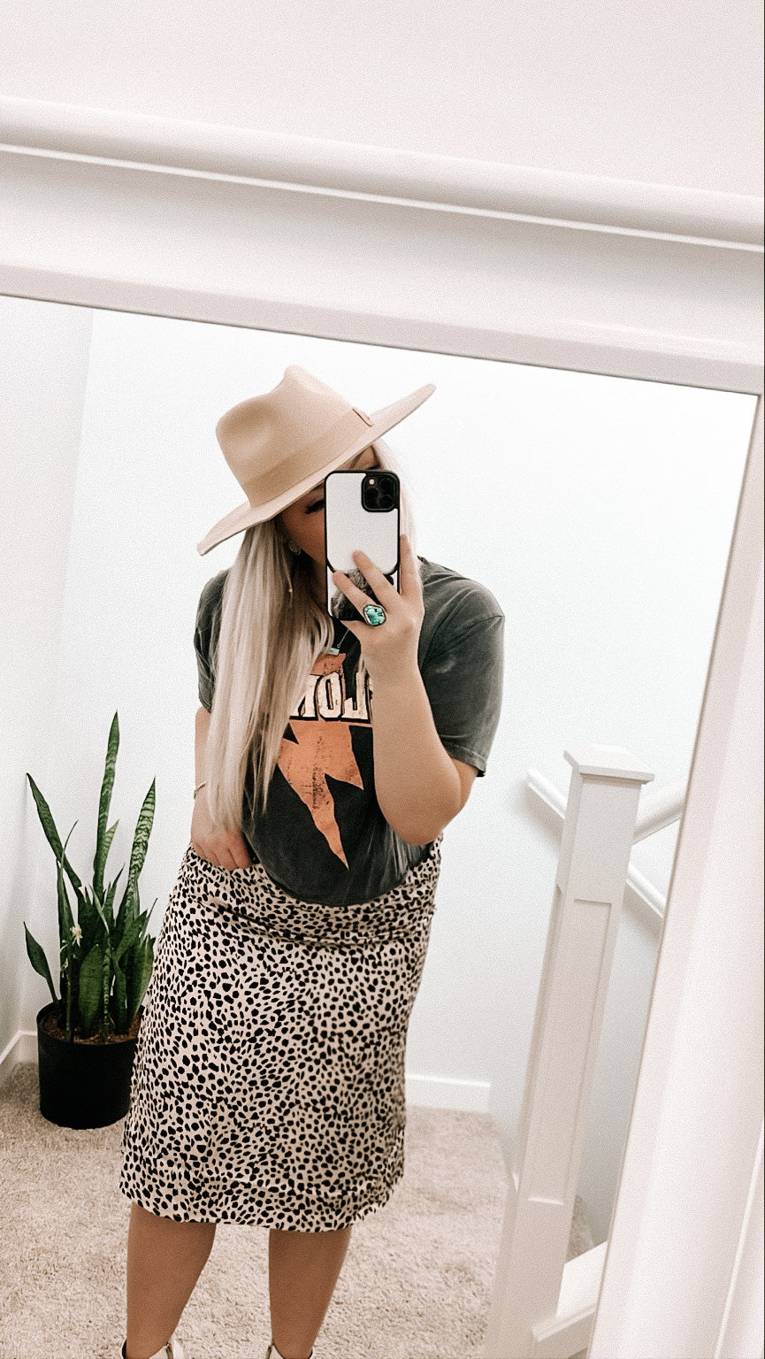 Snow Leopard Skirt