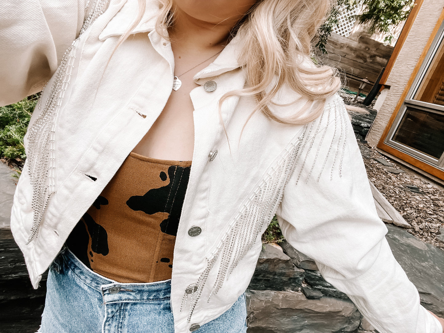 Rhinestone Cowgirl Tassel Jacket