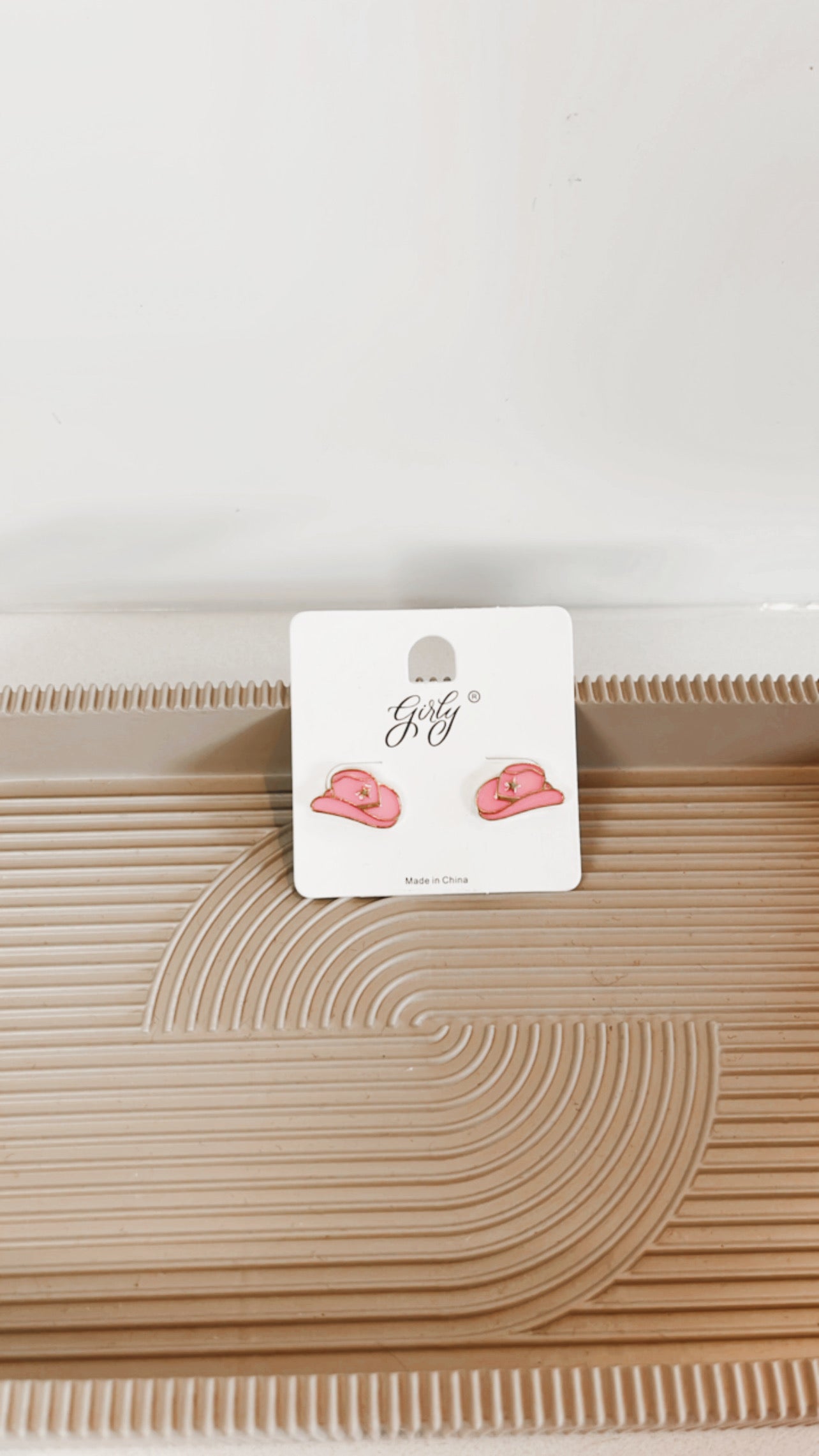 Cowboy Hat Stud Earrings