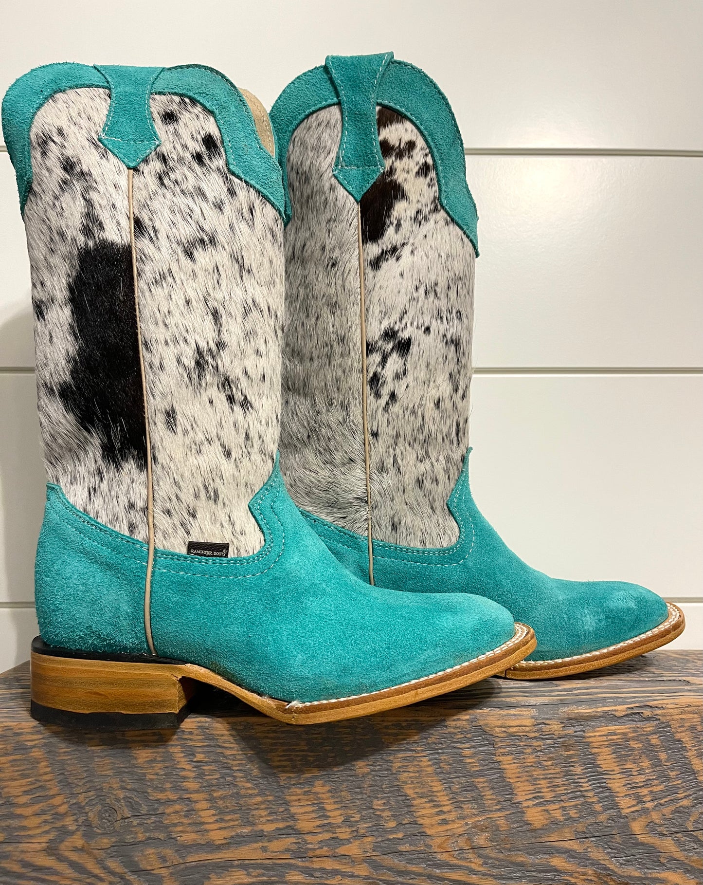 Mint X Cowhide Rancherr Boots