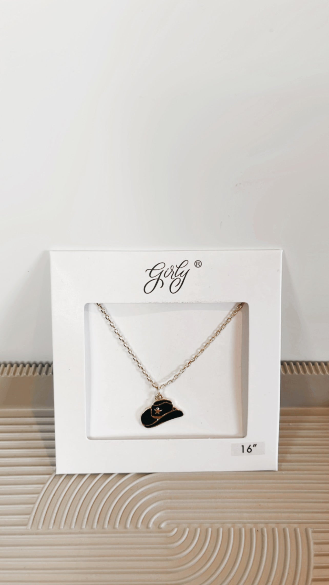 Cowboy Hat Necklace
