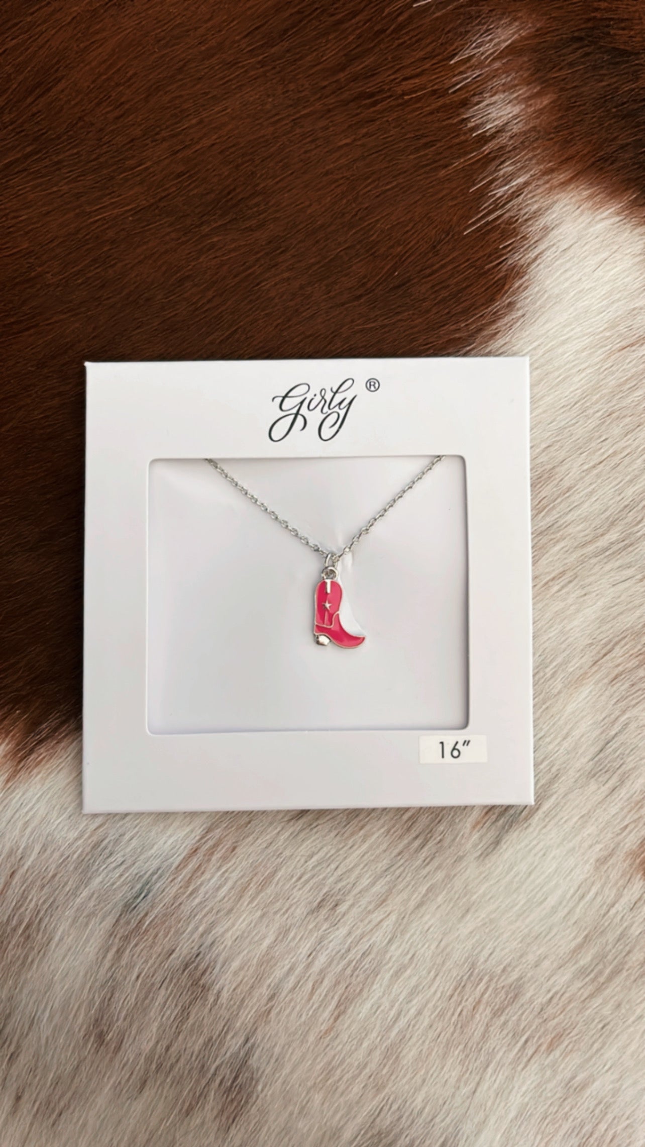 Cowboy Boot Necklace