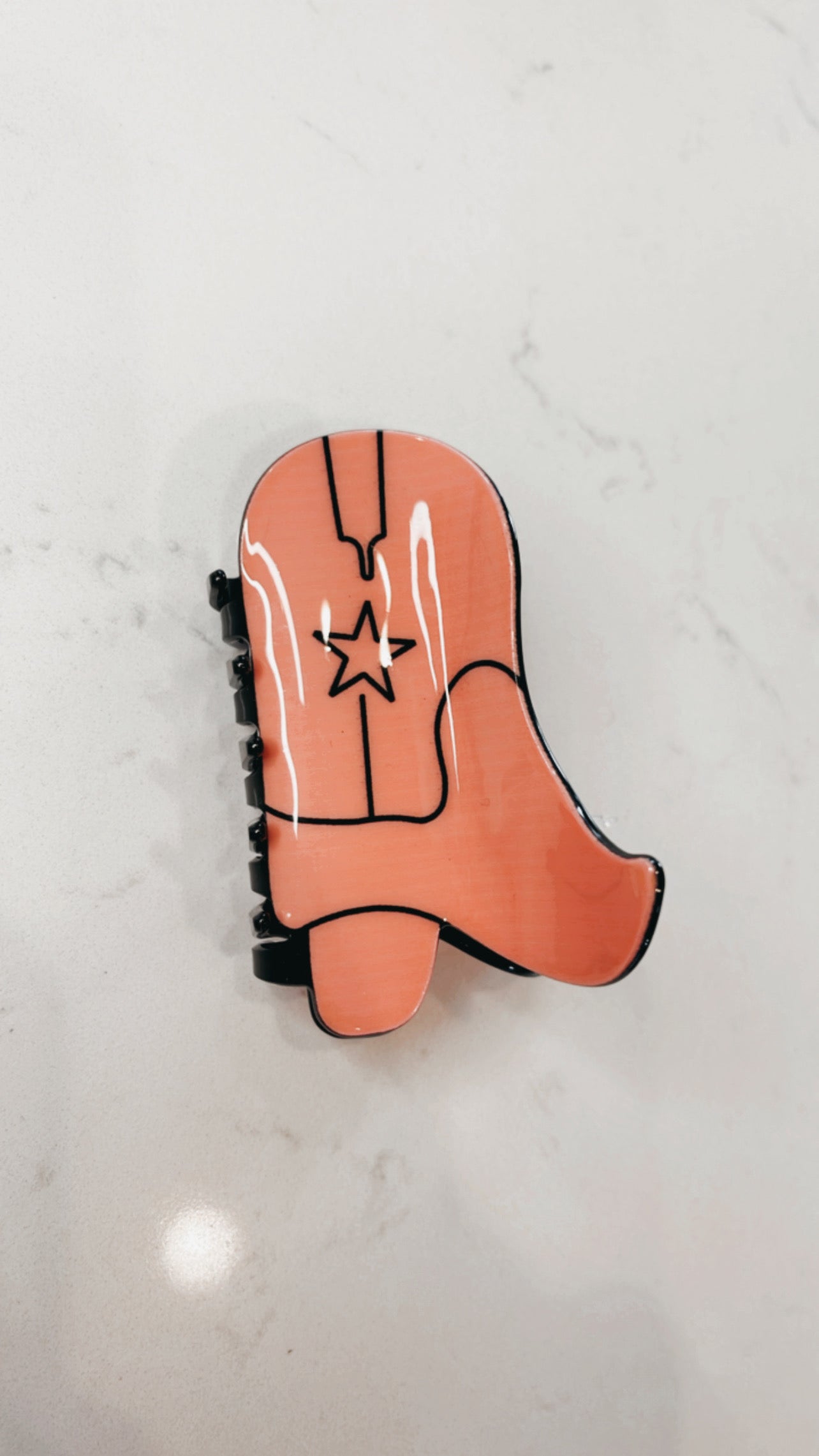 Cowboy Boot Claw Clip