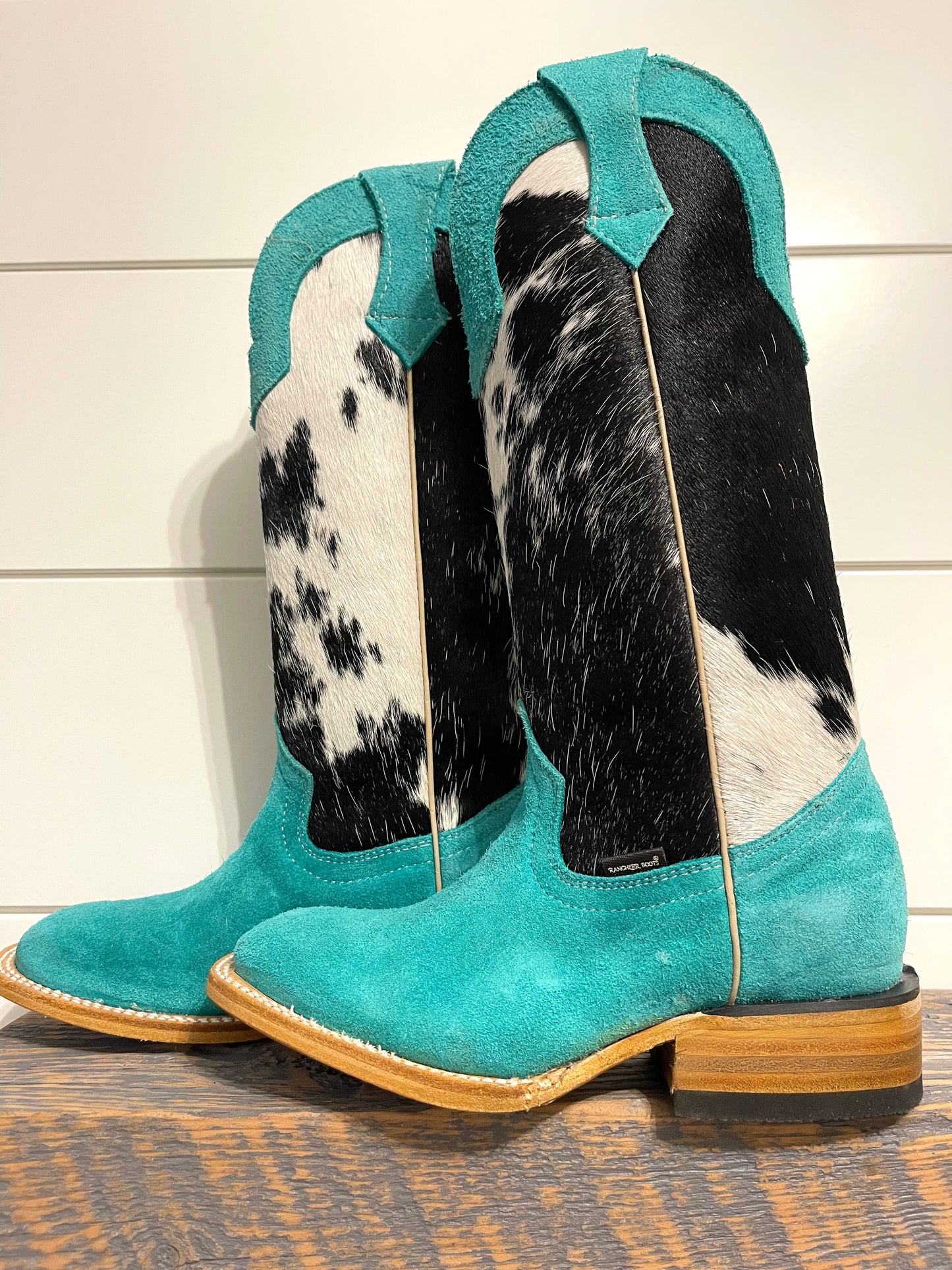 Mint X Cowhide Rancherr Boots