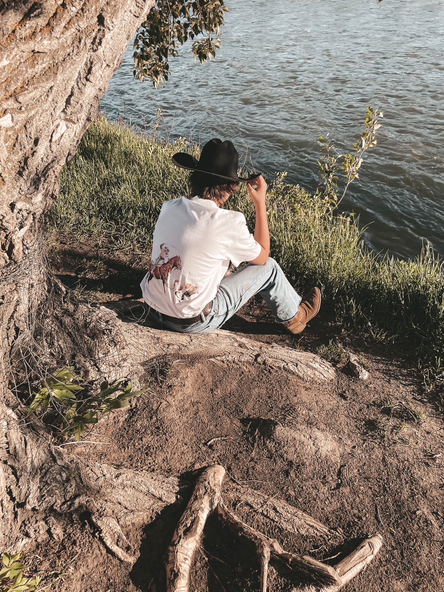 Steer Roping Tee
