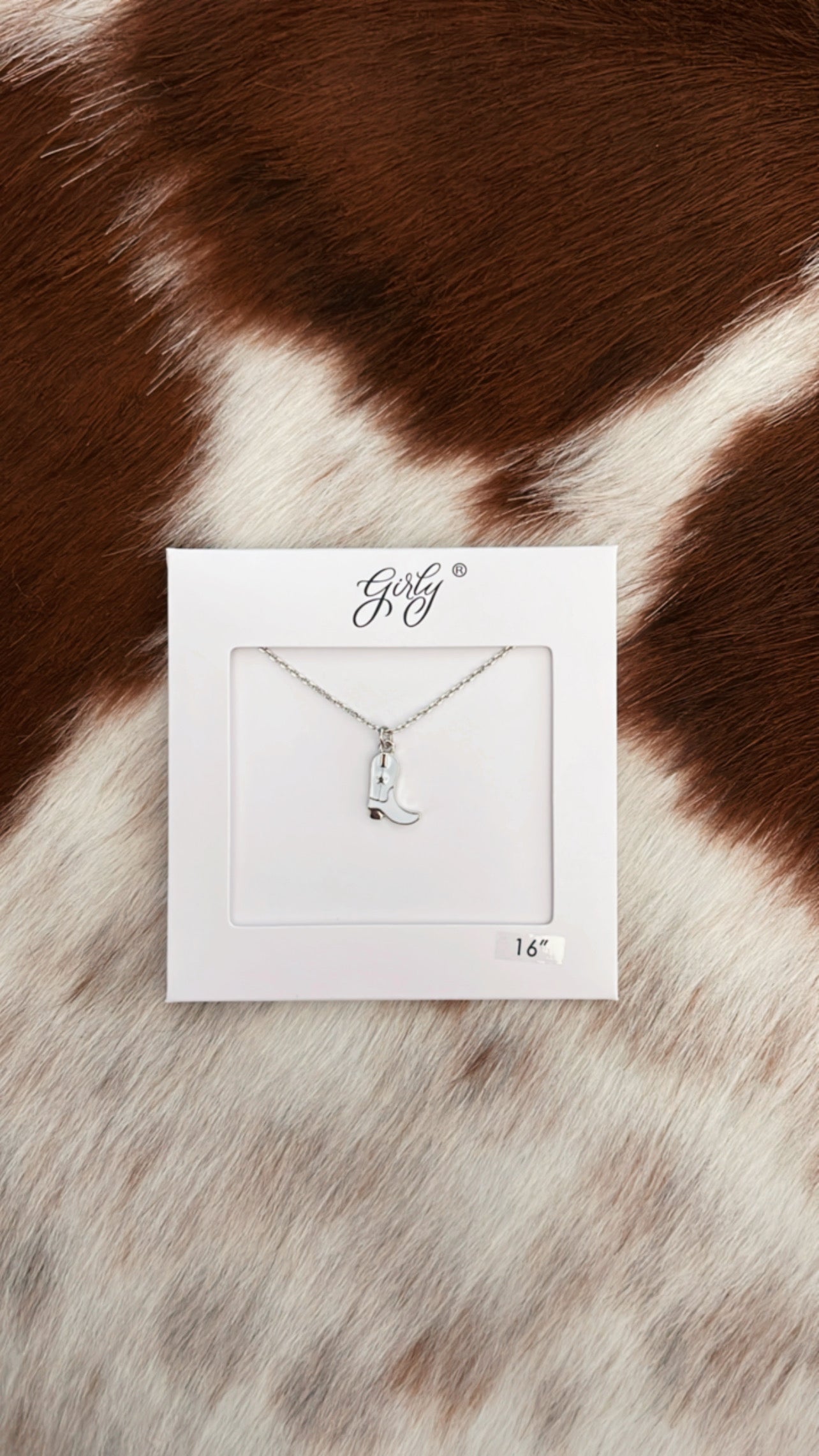 Cowboy Boot Necklace