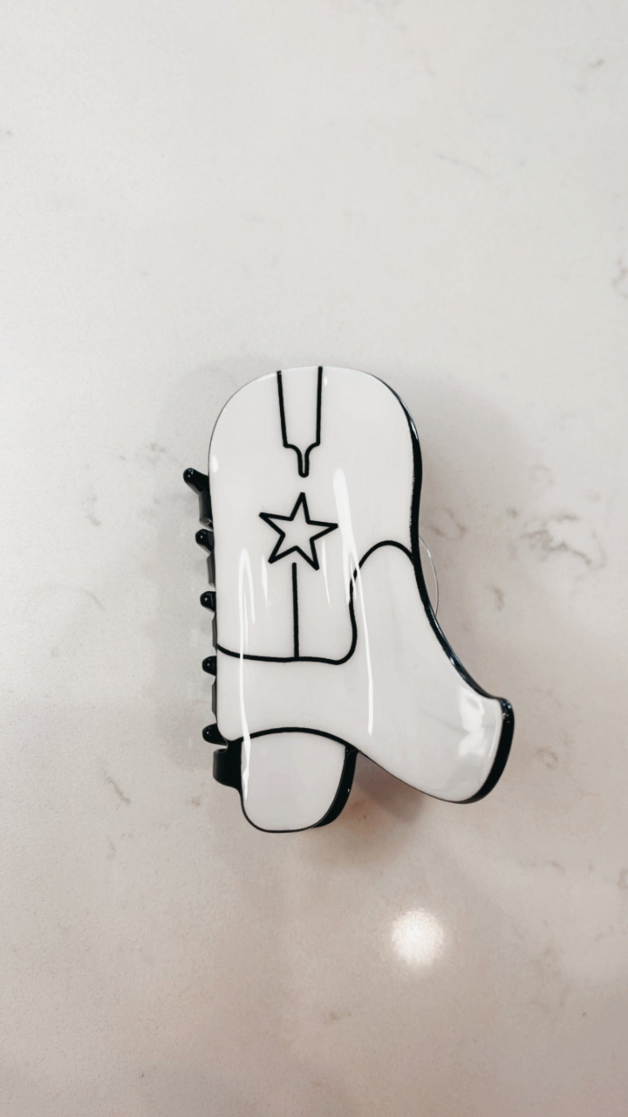 Cowboy Boot Claw Clip