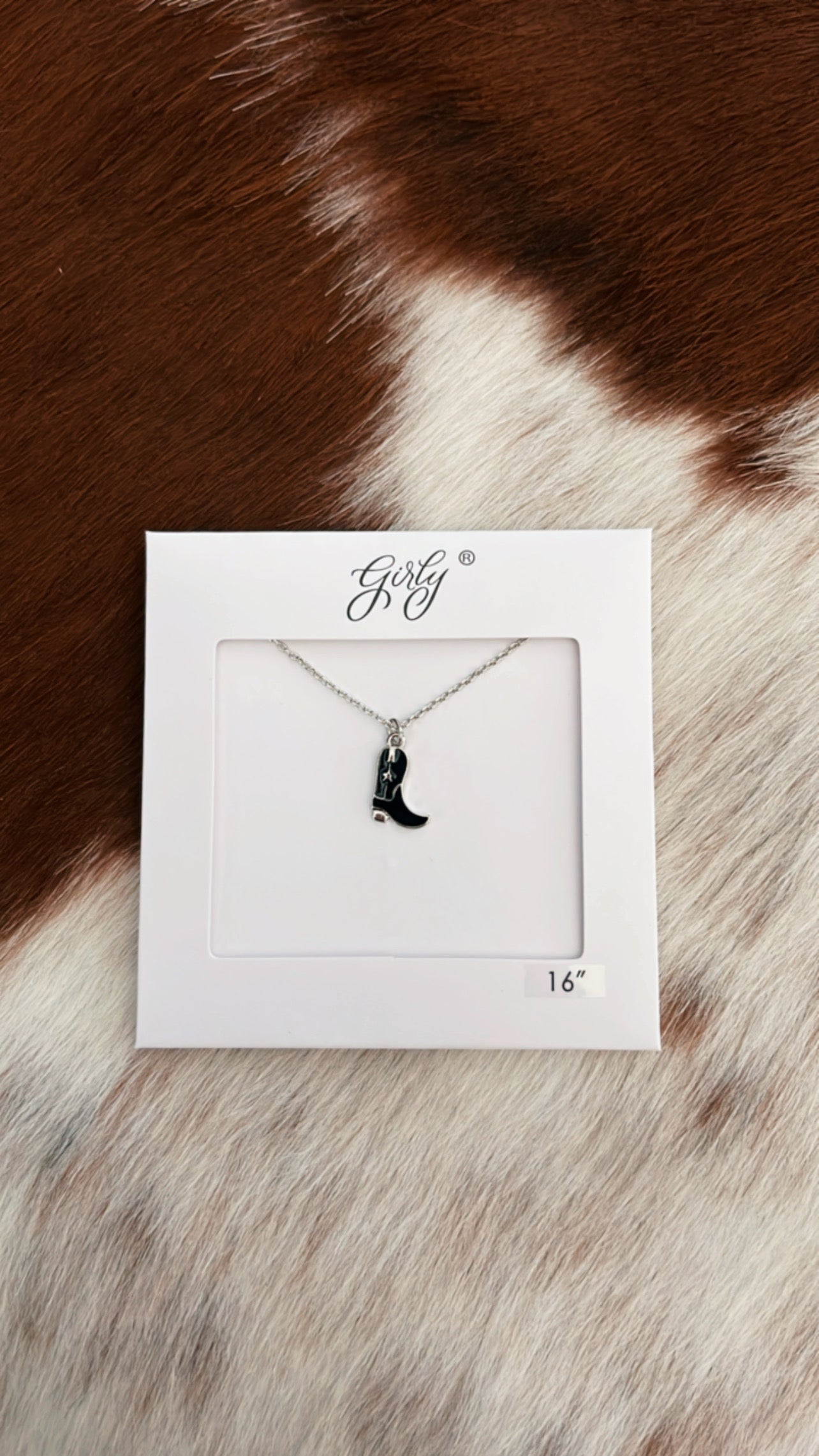 Cowboy Boot Necklace