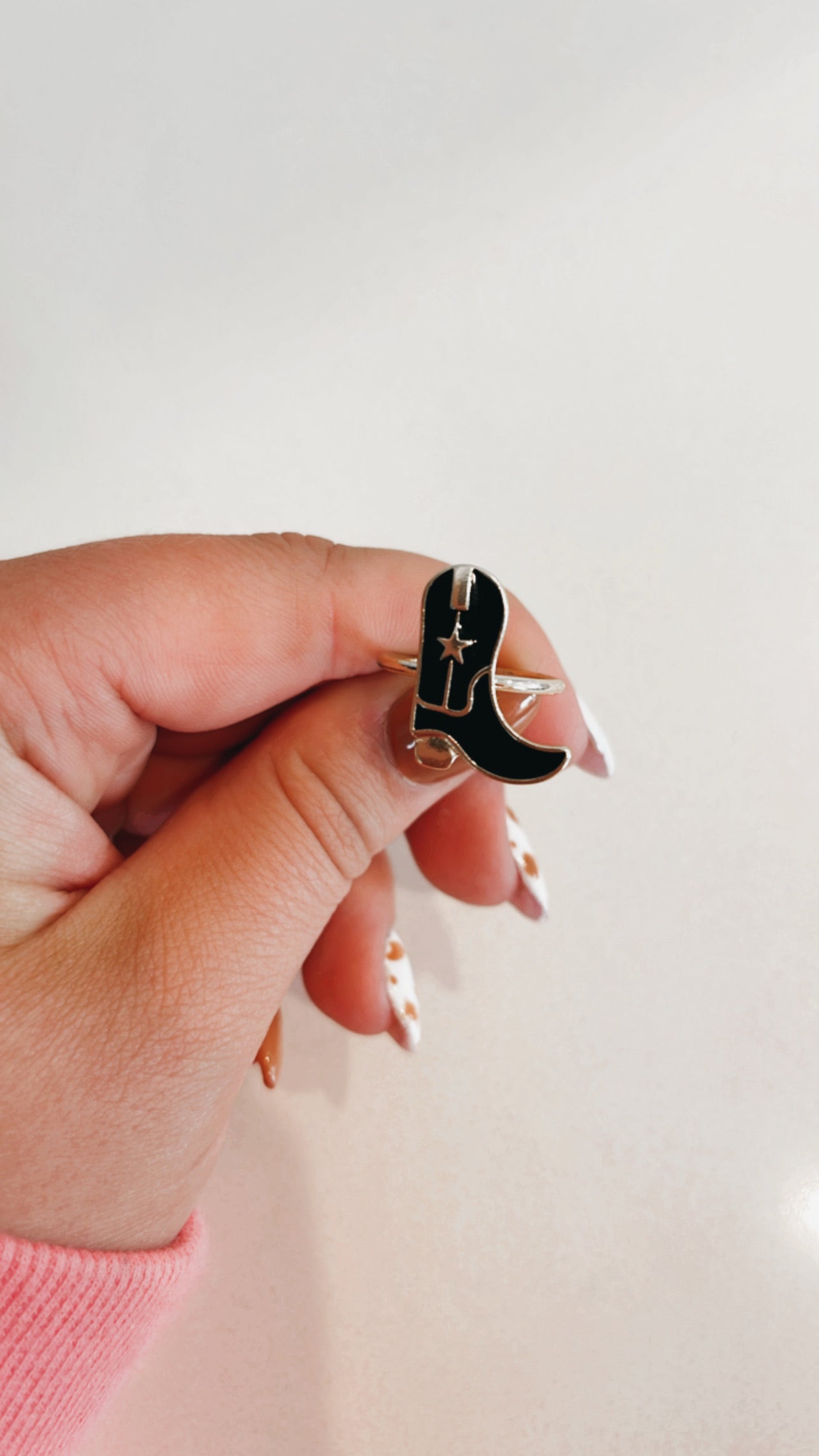 Cowboy Boot Ring