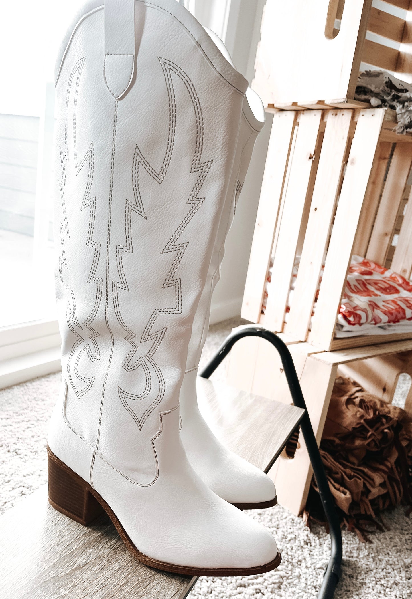 White Cowgirl Boots