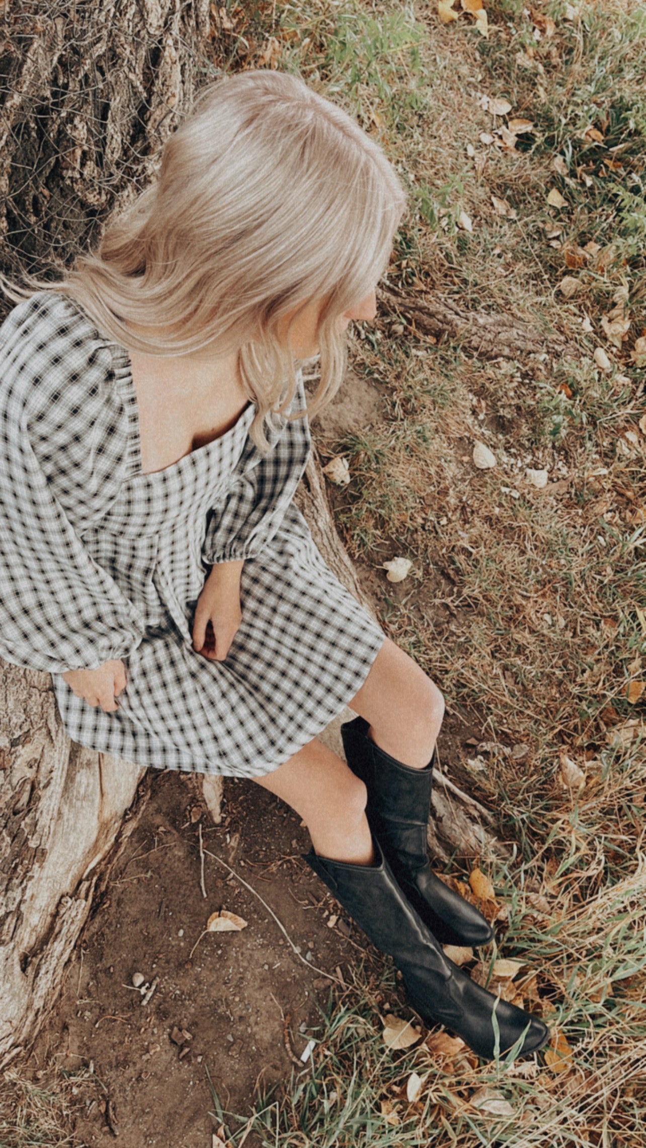 Plaid Baby Doll Dress