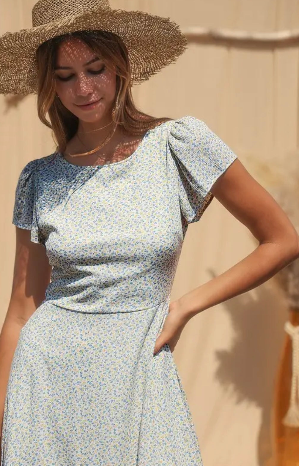 Hello Spring Floral Dress