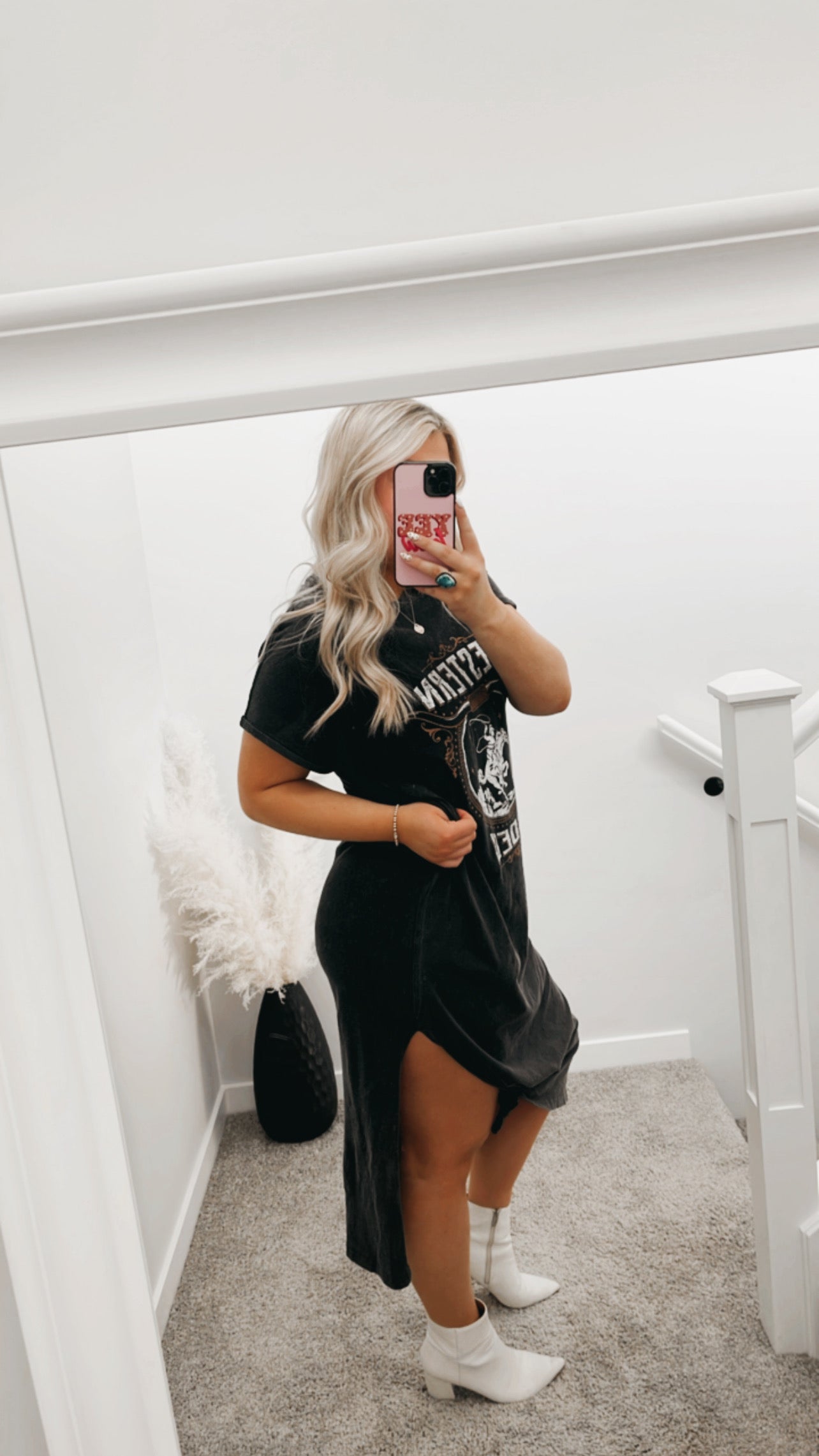 Western Rodeo T-Shirt Dress