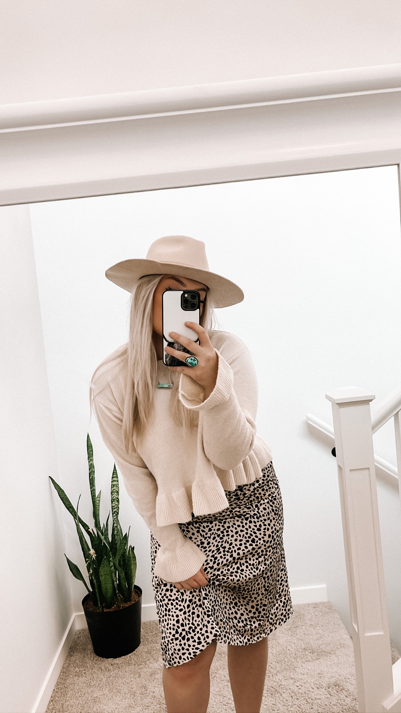 Snow Leopard Skirt