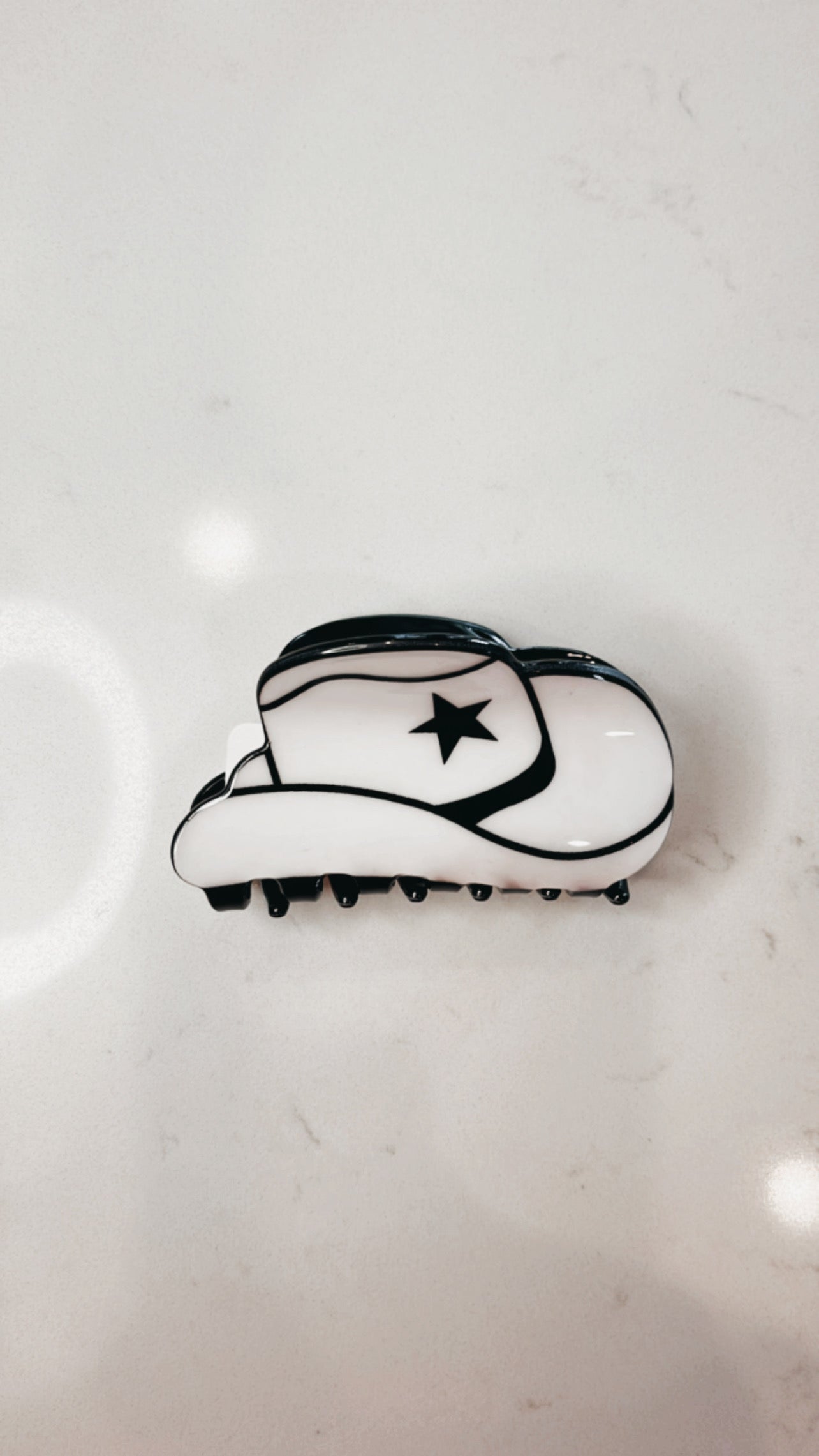 Cowboy Hat Claw Clip
