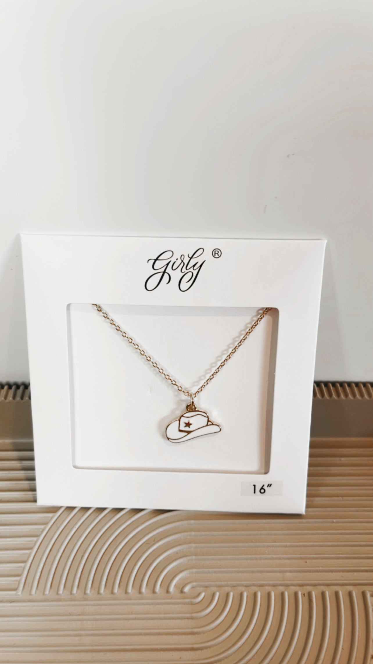 Cowboy Hat Necklace