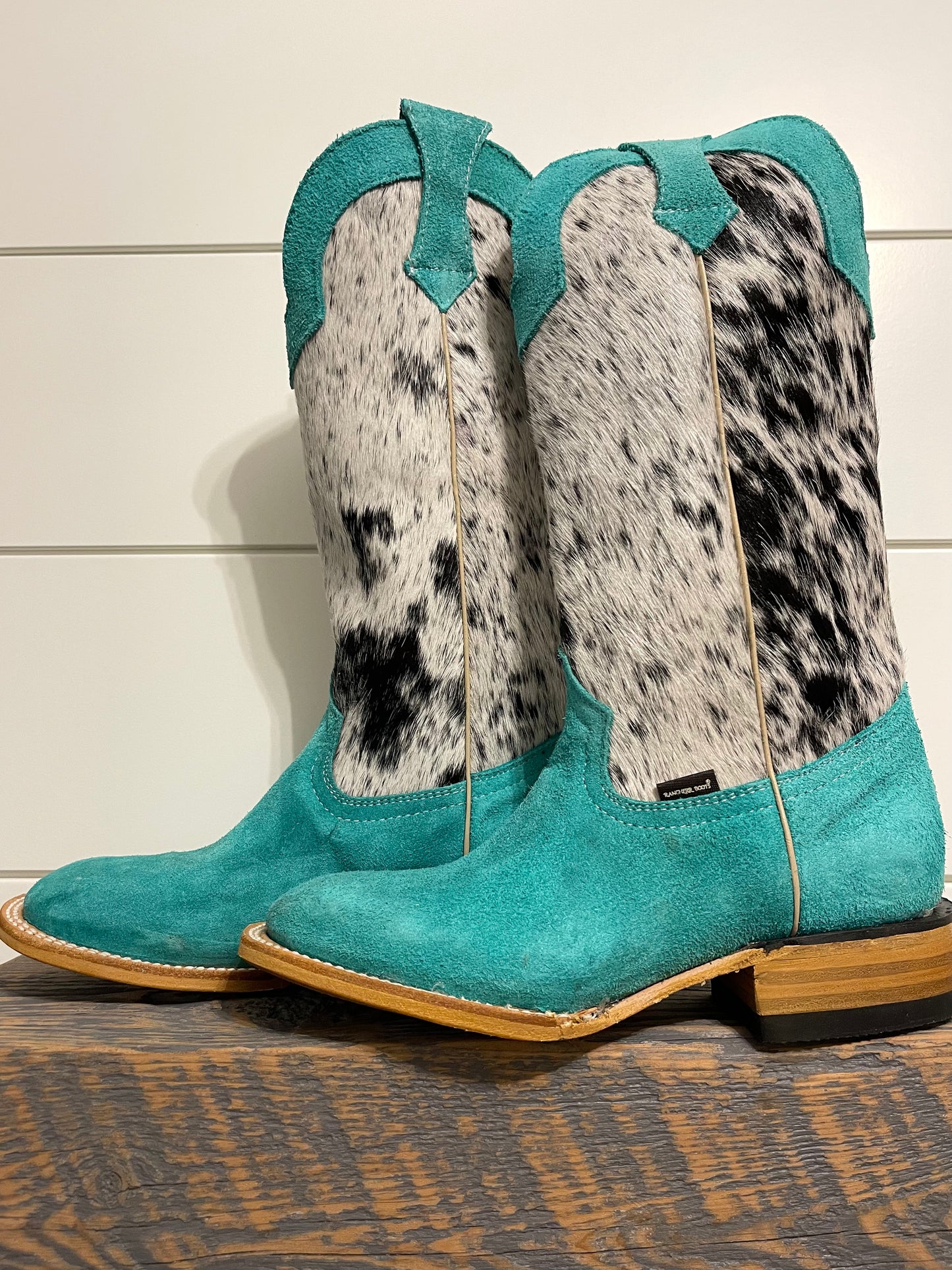 Mint X Cowhide Rancherr Boots