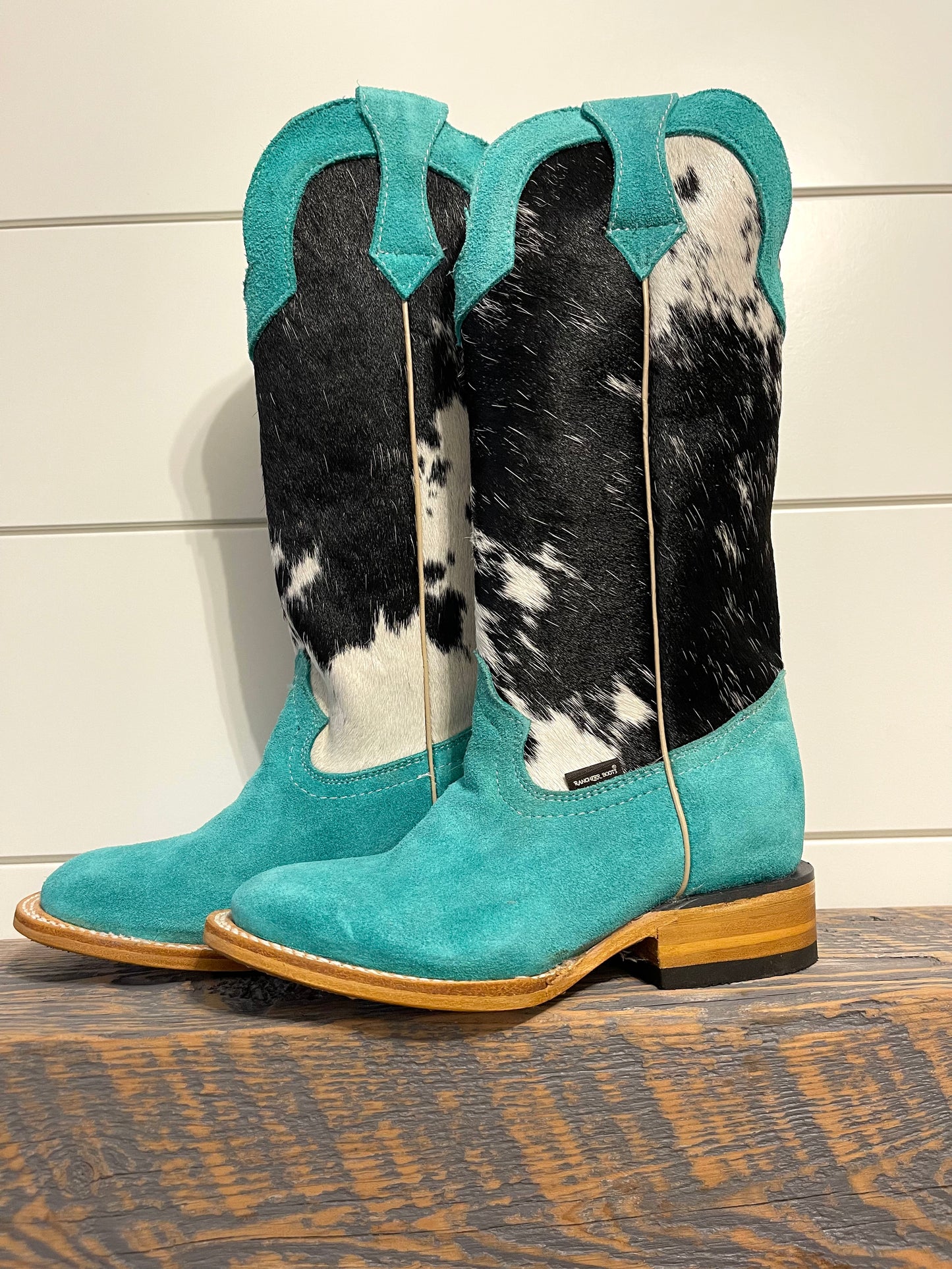 Mint X Cowhide Rancherr Boots