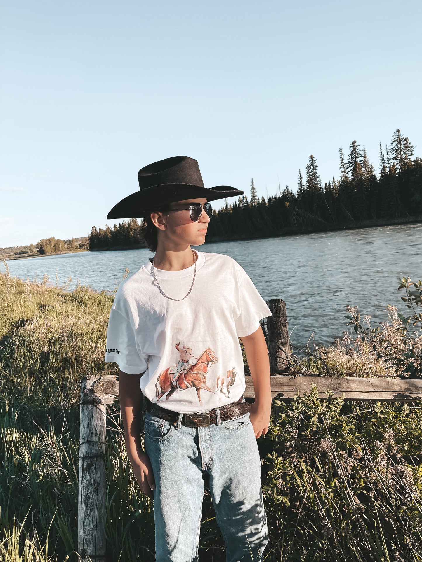 Steer Roping Tee