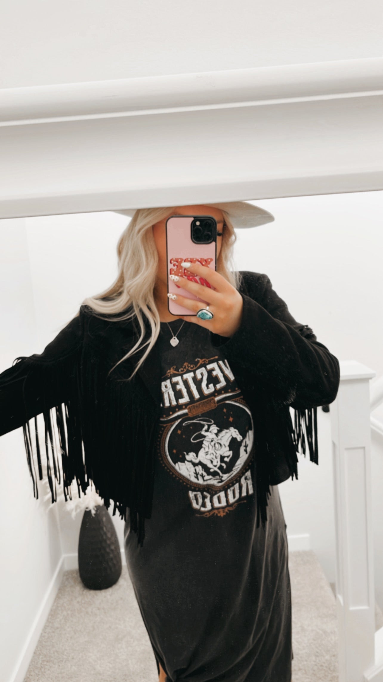 Western Rodeo T-Shirt Dress