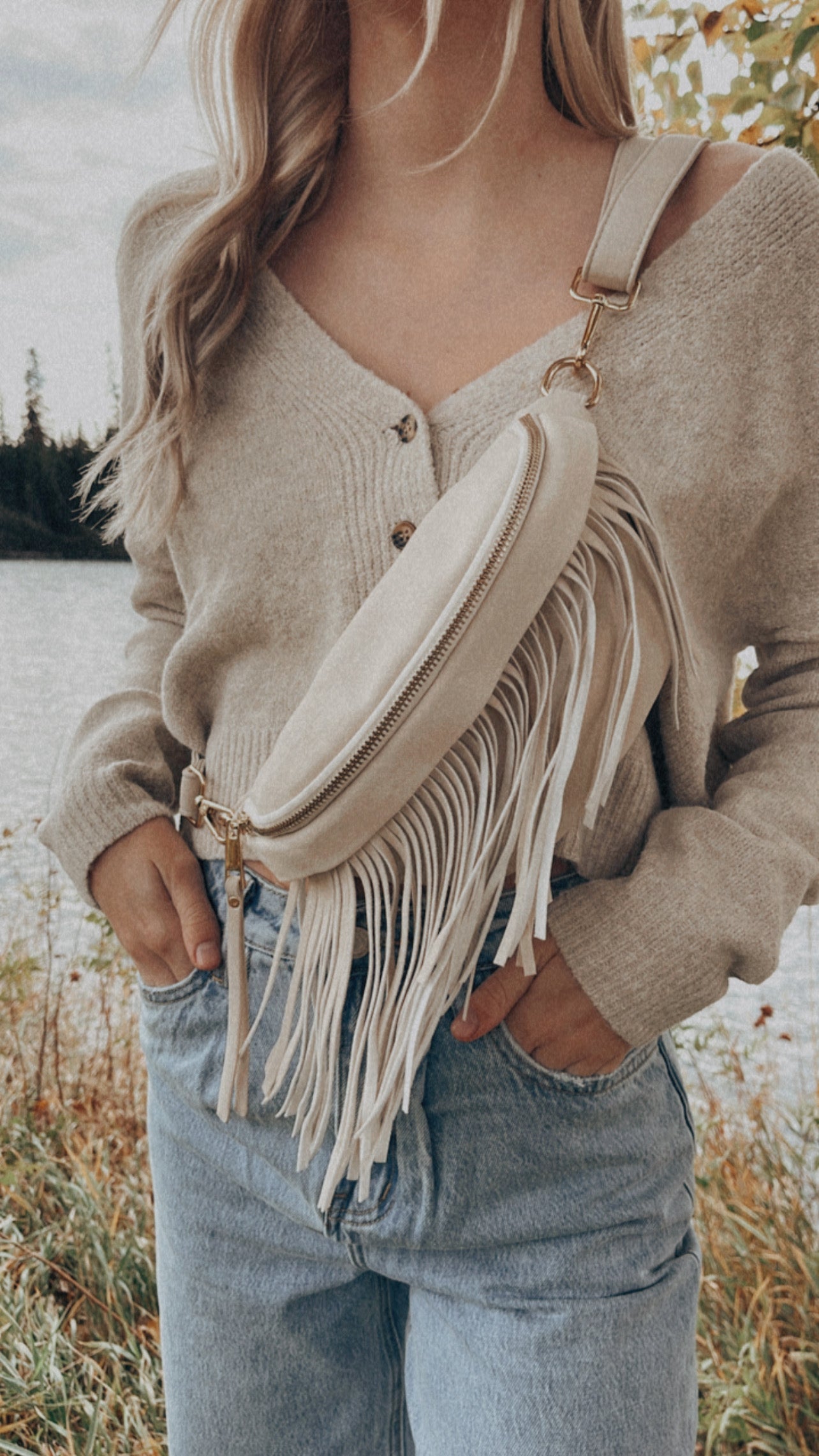 Fringe Crossbody/ Fanny Pack