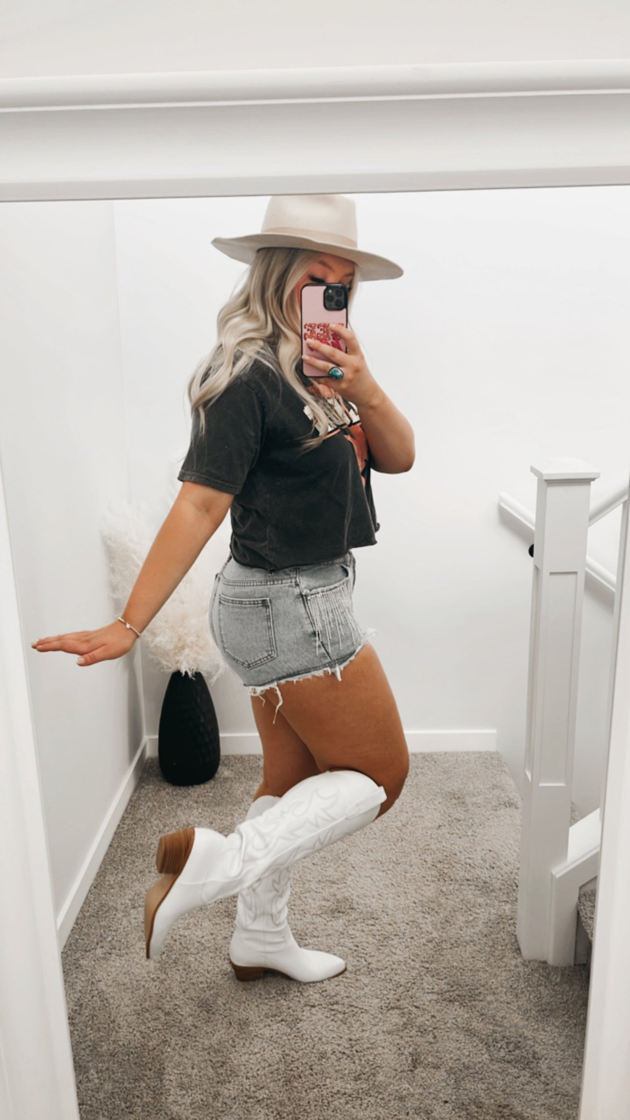 Honky Tonk Rhinestone Shorts