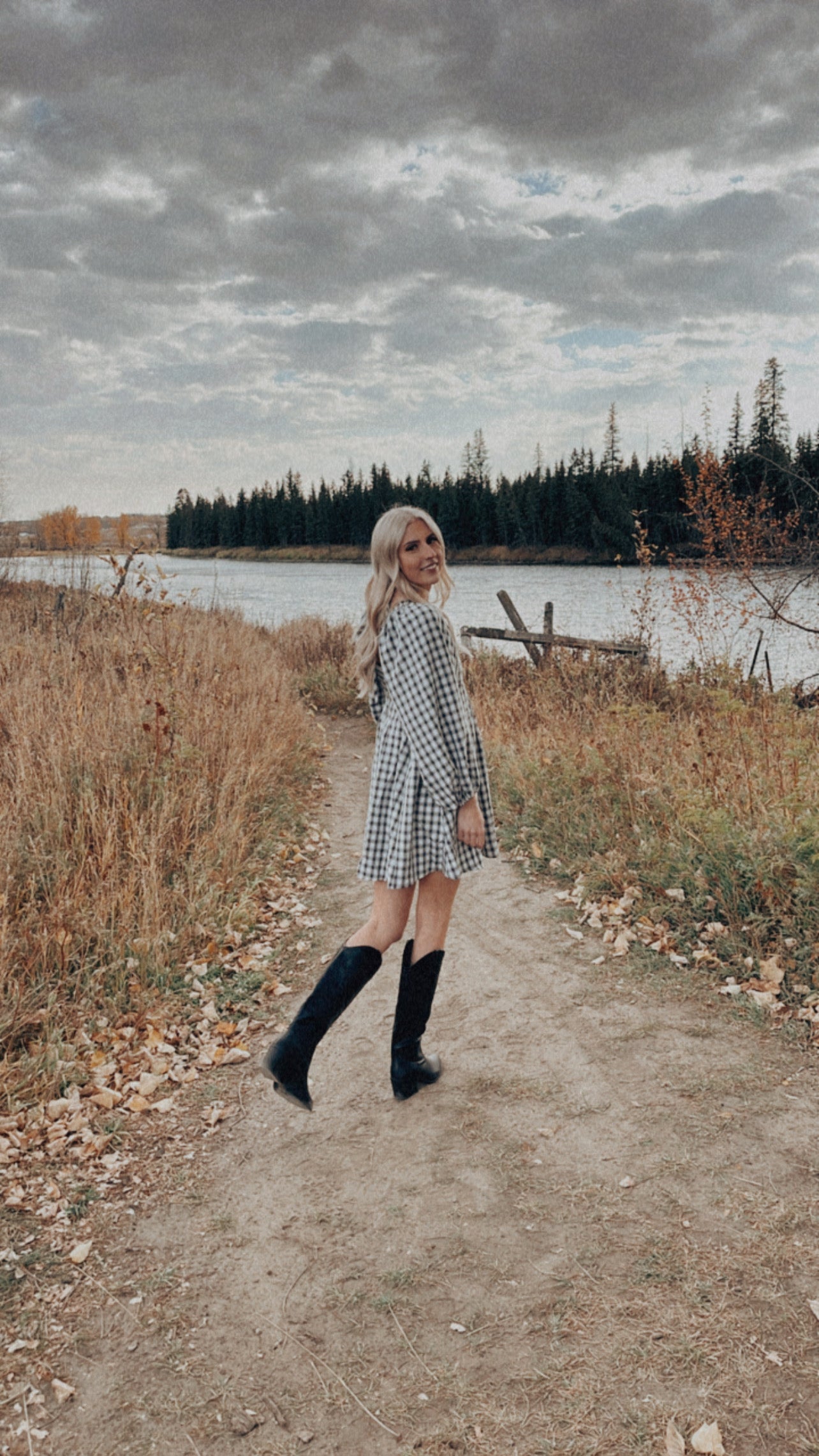 Plaid Baby Doll Dress