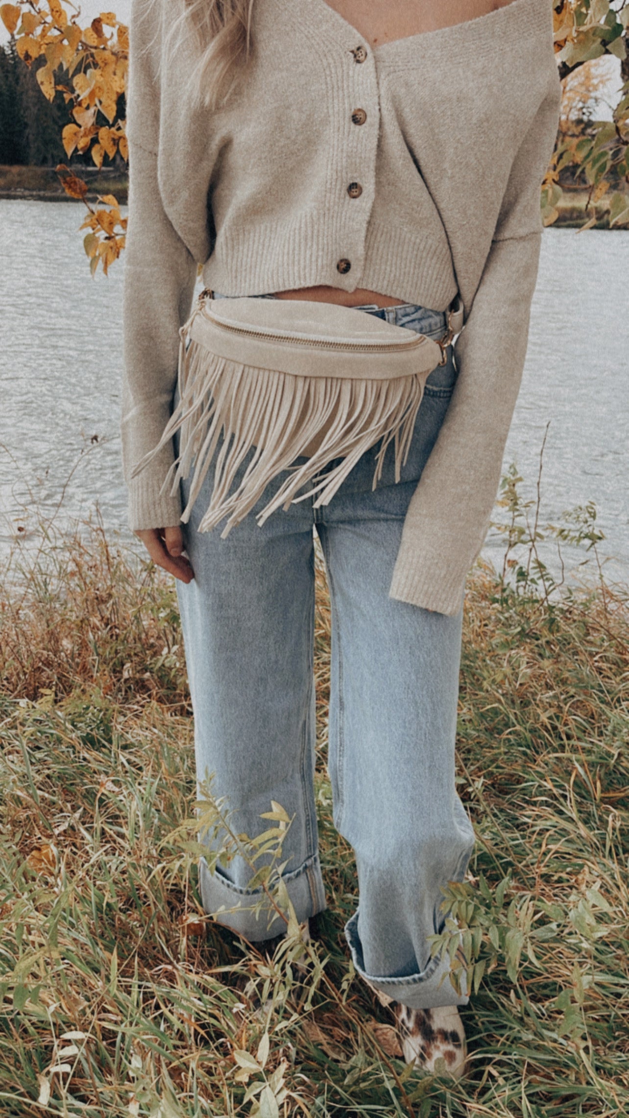 Fringe Crossbody/ Fanny Pack