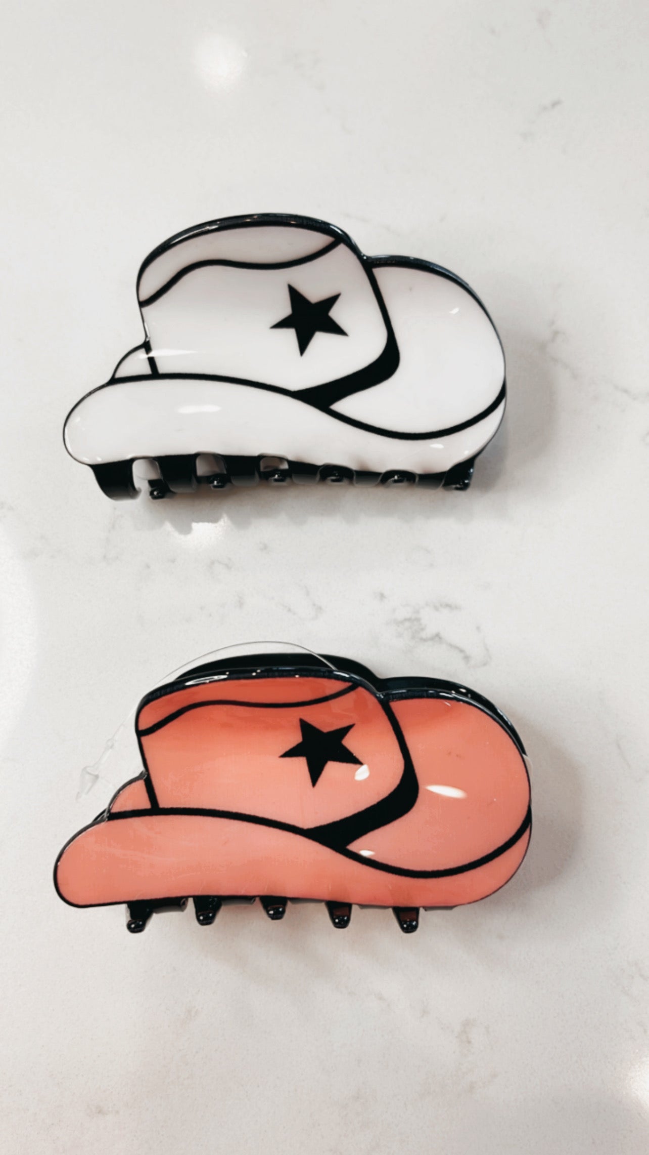 Cowboy Hat Claw Clip
