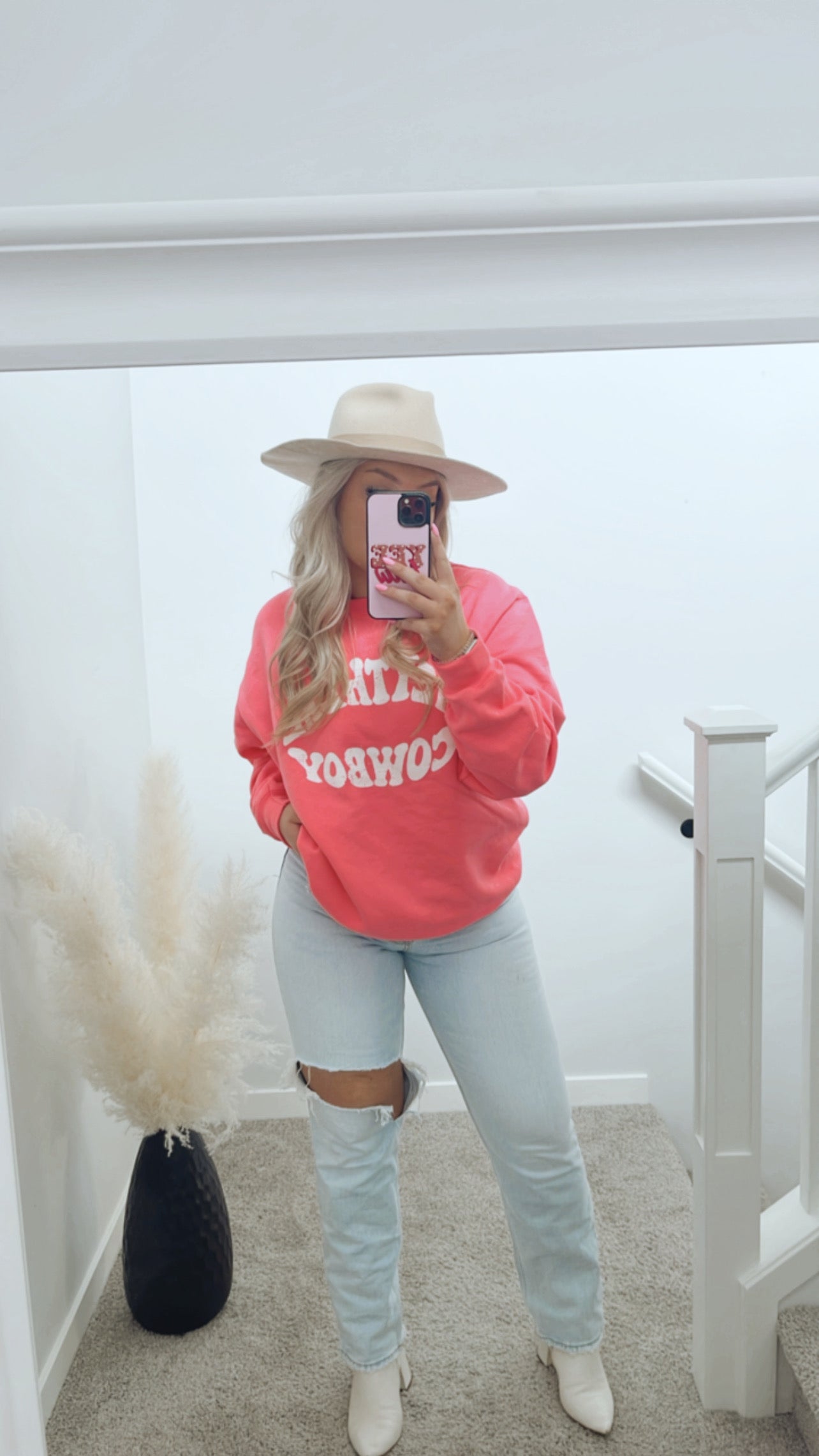 “Hey There Cowboy” Crewneck
