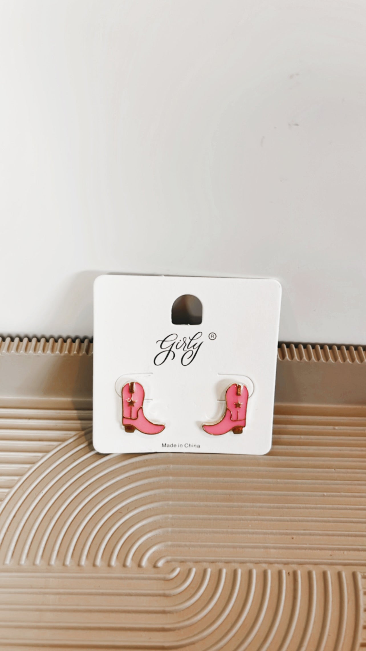 Cowboy Boot Stud Earrings