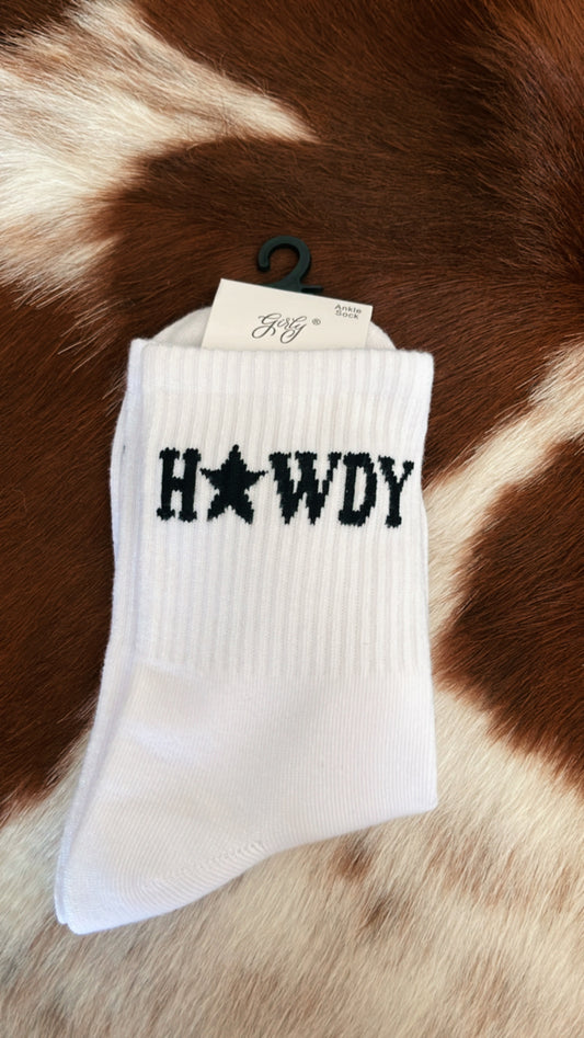 H ☆wdy Crew Socks