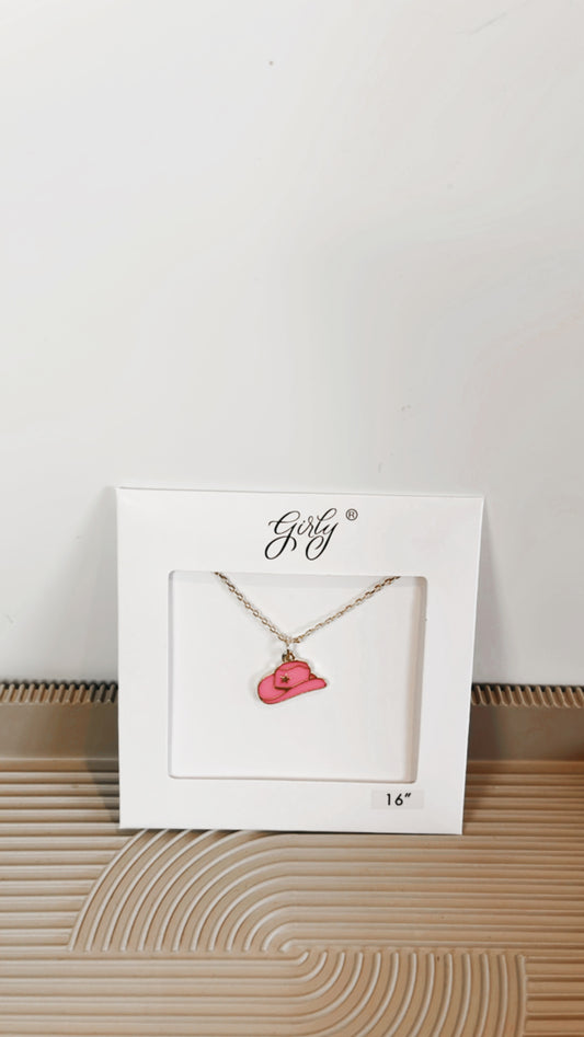 Cowboy Hat Necklace